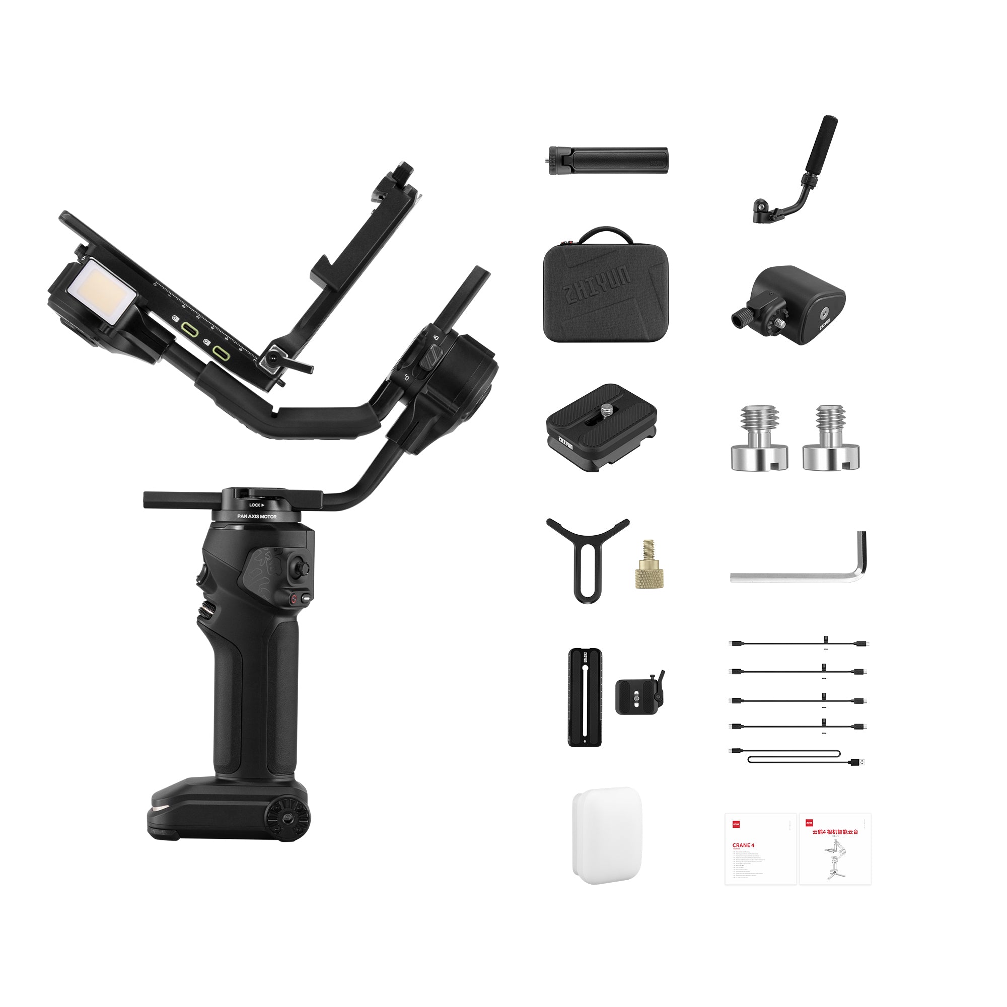 Crane 4 - 3-Axis Camera Gimbal for full-frame DSLR and compact 